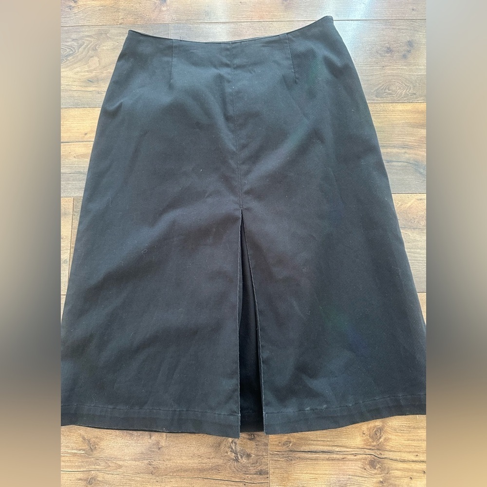 Talbots Petites Black Cotton Stretch Skirt – Size 6P